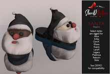Santa Slippers Women Black 