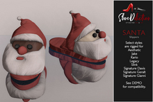 Santa Slippers Men Red
