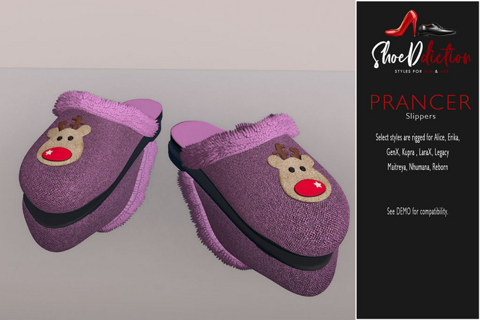 Prancer Slippers Pink
