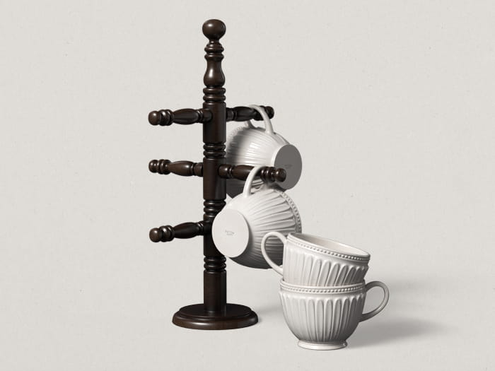 Nutmeg. Kitchen Clutter Cup Rack / add me