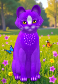 KittyCatS Box - 4T F Confetti Grapeberry