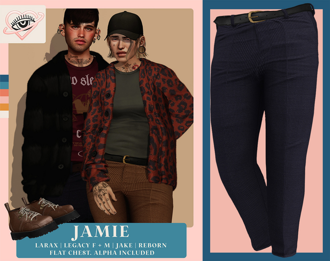 Cosmic Sleep // Jamie Pants // Cord - Ink