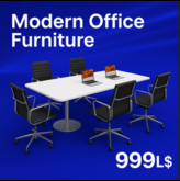 Modern Office Furniture – Full Perm Contemporary Mesh Office Set