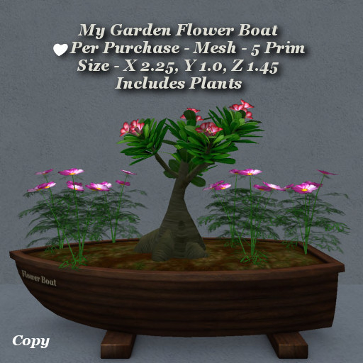 My Garden Flower Boat1