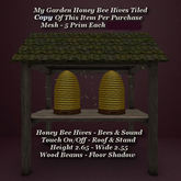 My Garden Honey Bee Hives Tiled1