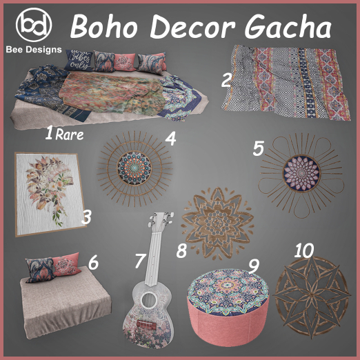 Bee Designs Boho Decor Gacha 1 RARE