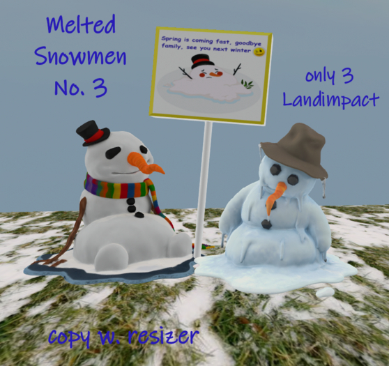C.M.D. - Melted Snowmen  3 NEW VB