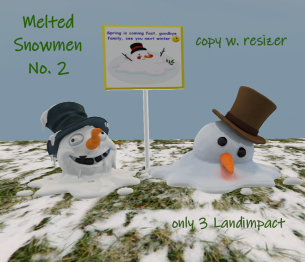 C.M.D. - Melted Snowmen  2 NEW VB