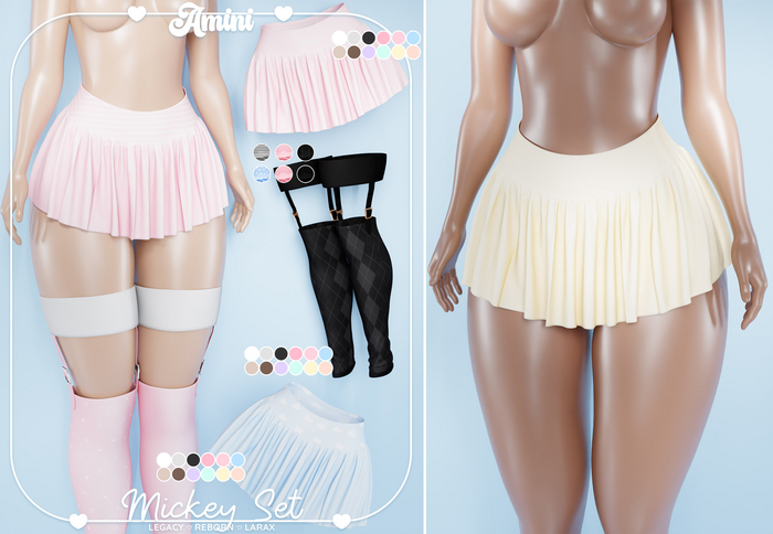 Amini - Mickey Skirt [Yellow]