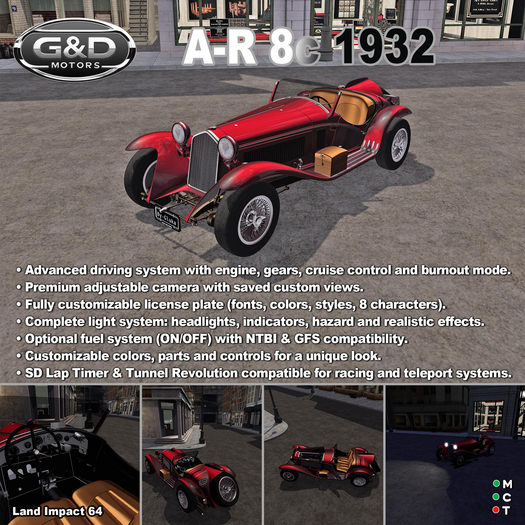 G&D MOTORS A-R 8c 1932