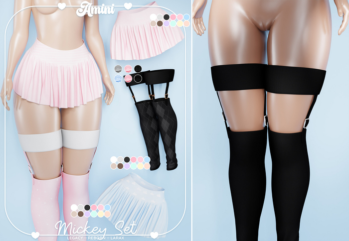 Amini - Mickey Stocking [Black]