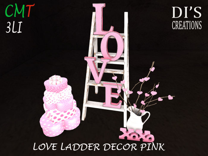 LOVE LADDER DECOR PINK