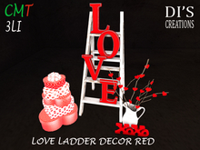 LOVE LADDER DECOR RED