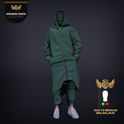 Extrambotic Sweater-Green