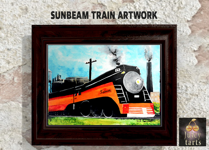 Sunbeam Train Painting