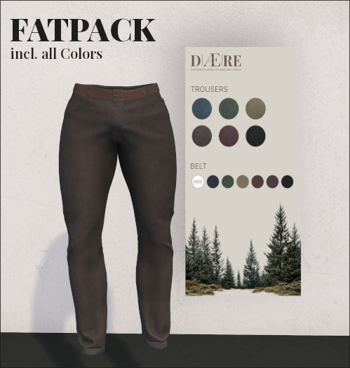 DAERE - Lauri Trousers - fatpack: All Colors