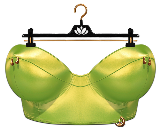 [BL] Hazel top // lime