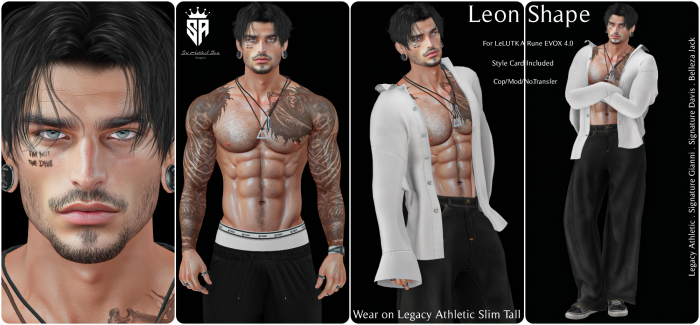 [~Siri Amblack Store~] *Leon Shape For LeLUTKA Rune 4.0 New