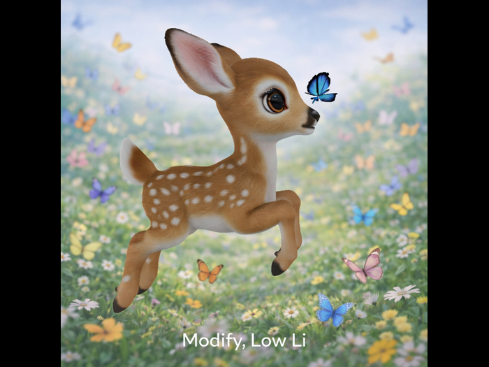 Butterfly deer crate