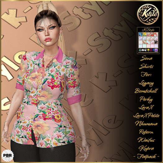 [K-Style] SONIA SHIRT - FATPACK #6