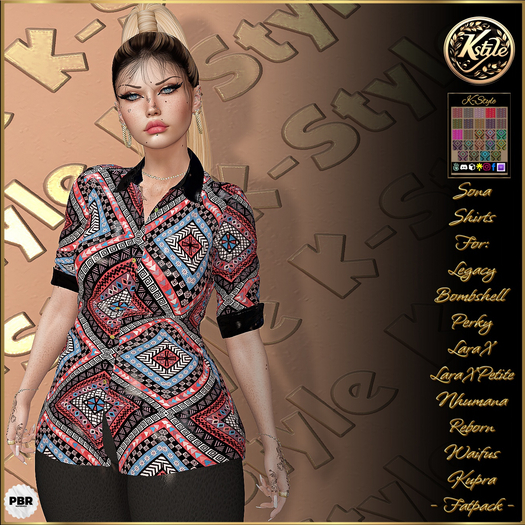 [K-Style] SONIA SHIRT - FATPACK #9