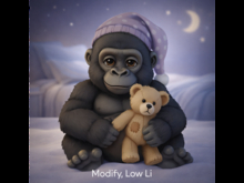 Sleepy time Gorilla crate