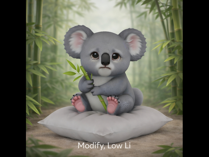 Baby koala bear crate