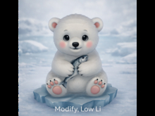 Baby Polar bear crate