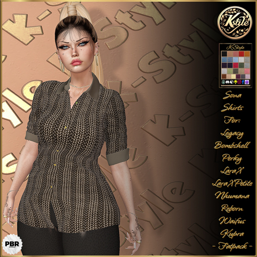[K-Style] SONIA SHIRT - FATPACK #17