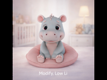 Baby Hippo crate