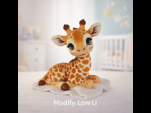 Baby giraffe crate