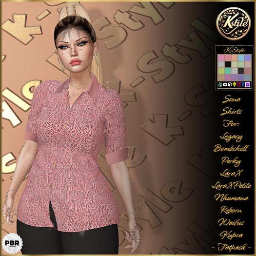 [K-Style] SONIA SHIRT - FATPACK #18