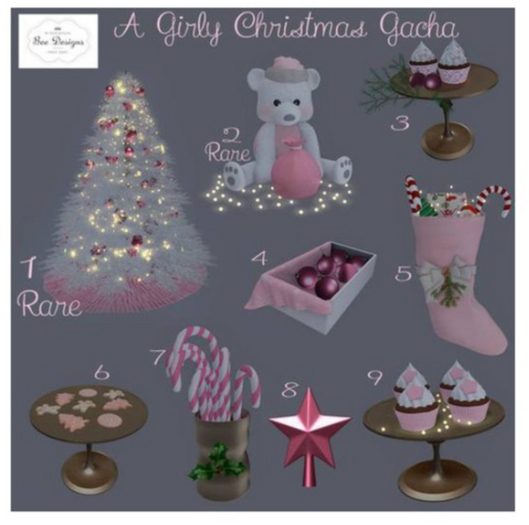 02 Bee designs - A Girly christmas  RARE