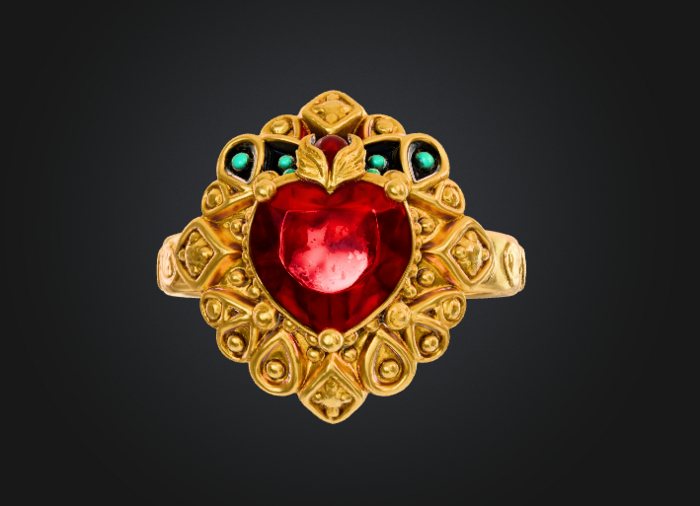 [MayaCreations]Valentine Steampunk ring