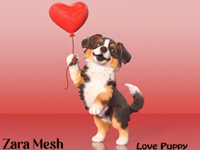 ZM PBR Valentine Love Puppy FULL PERM MESH
