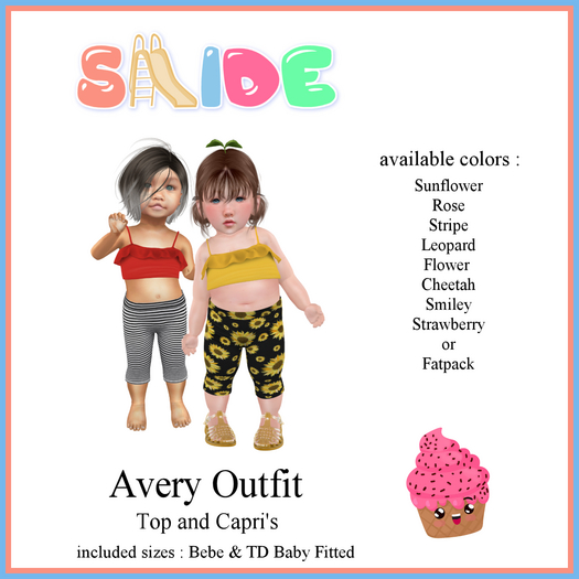 {Slide} Avery Outfit - Fatpack