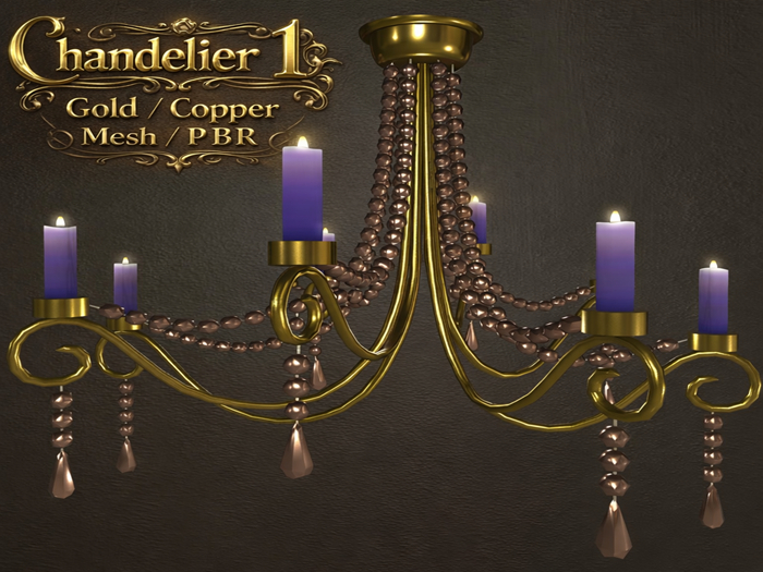 Chandelier 1 (Gold / Copper) PBR