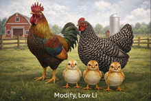 Rooster family crate