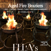 Ella's - Aged Fire Braziers