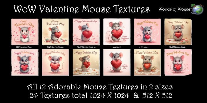 WoW Valentine Mouse Textures
