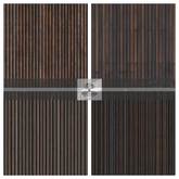 TB - DARK WOOD SLAT WALLS