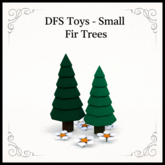 DFS Toys - Small Fir Trees - ACTUAL ITEM