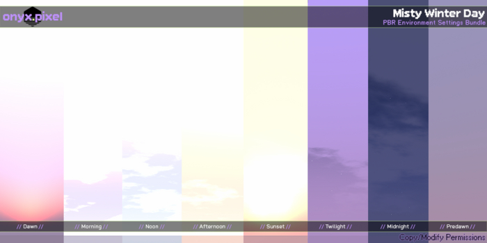 onyx.pixel - Environment Settings Bundle - Misty Winter Day