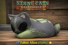 Stray Cats Kitten - Faboo Chubby Alien (M)