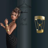 Add me - Reborn - Martie Cuff Gold
