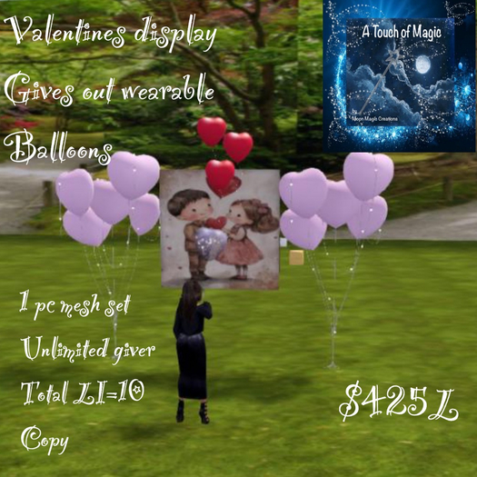 Valentines Display gives Balloon-Box LI=10