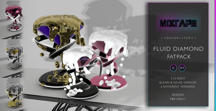MIXTAPE Decor - fluid diamond - FP 