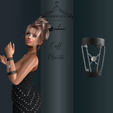 Add me - Reborn - Martie Cuff - Silver - Black
