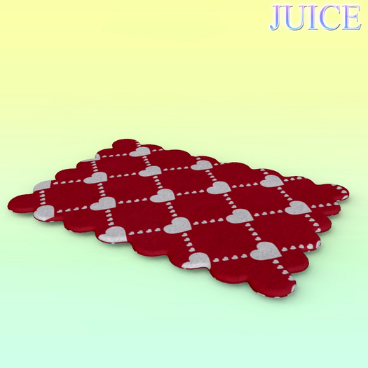Red Valentines Door Mat Rug Carpet