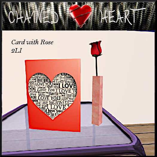 CH Love Card With Rose